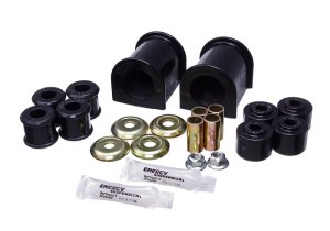 Ford F53 Class A Motorhome Sway Bar Bushing Kit - Front - Energy Suspension - Performance Polyurethane - Black - `89-`11